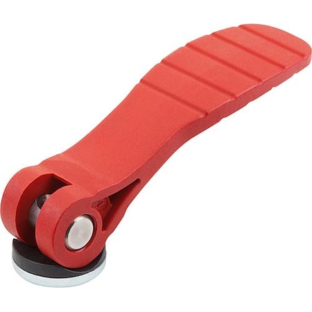 Kipp Cam Lever with plastic handle int. thread, steel or stainless, metric K0646.15218405